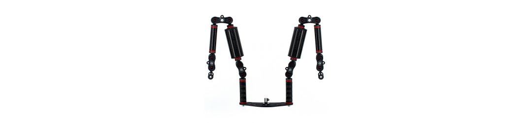 Pack Platine avec 2 Bras Flotteur en Fibre de Carbone 250 g 2 Bras 18 cm et Terminaison Ys pour Caméra GoPro