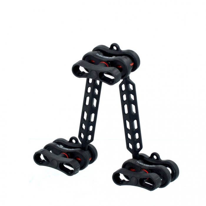 Plastic Carbon Arms Set 18-18 cm with Clamp Evo