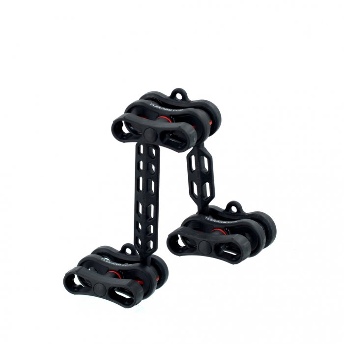 Plastic Carbon Arms Set 18-12 cm with Clamp Evo
