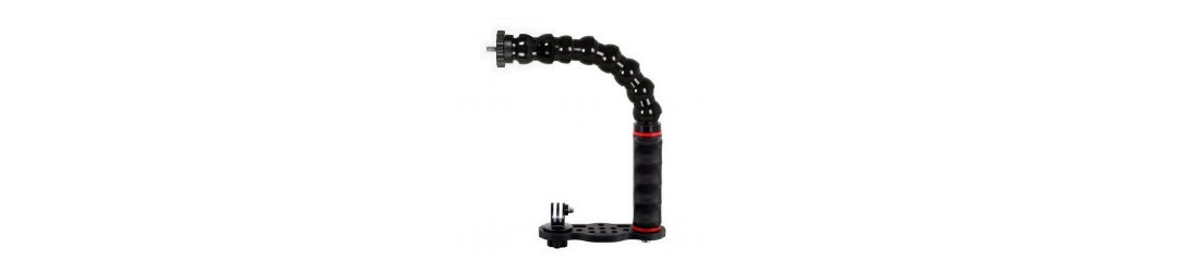 GO-TRAY V6 Underwater Bracket With Handle Flex Arm and 1/4 Tripod Screw