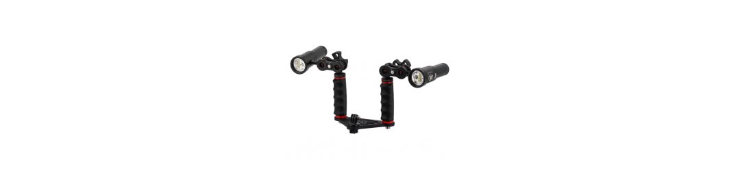 Kit Staffa Subacquea Mini Tray Illuminatori Video Supe PV32 6000 Lumen
