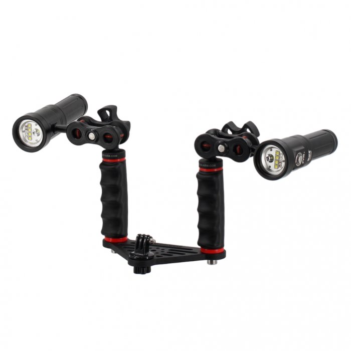 Kit Staffa Subacquea Mini Tray Illuminatori Video Supe PV32 6000 Lumen