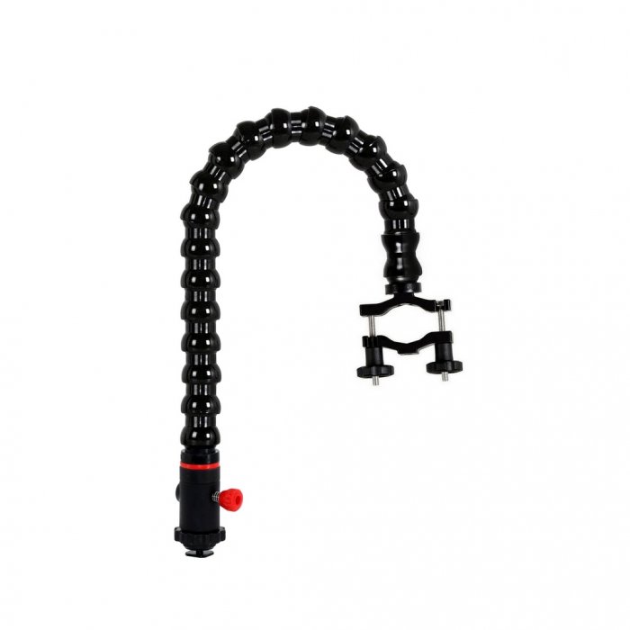 Cold Shoe with Quick Release and Flex Arm Pipe Clamp Leng 50 cm