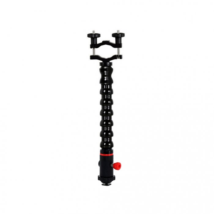 Cold Shoe with Quick Release and Flex Arm Pipe Clamp Leng 26 cm