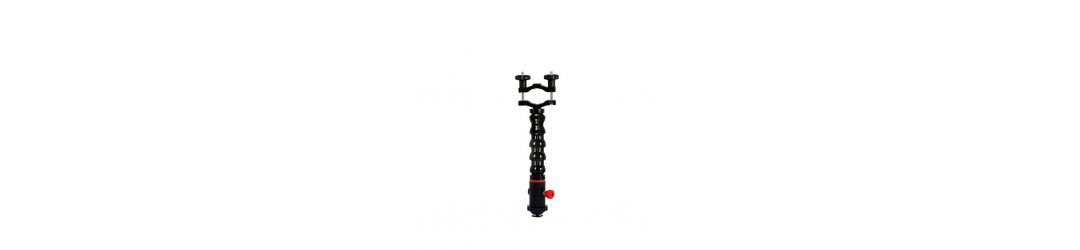 Sabot de Flash avec Dégagement Rapide et Bras Flexible Collier de Serrage Long 20 cm