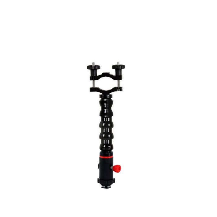 Cold Shoe with Quick Release and Flex Arm Pipe Clamp Leng 20 cm