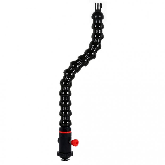 Sabot de Flash avec Dégagement Rapide et Bras Flexible Adaptateur pour Action Caméra GoPro Long 42 cm