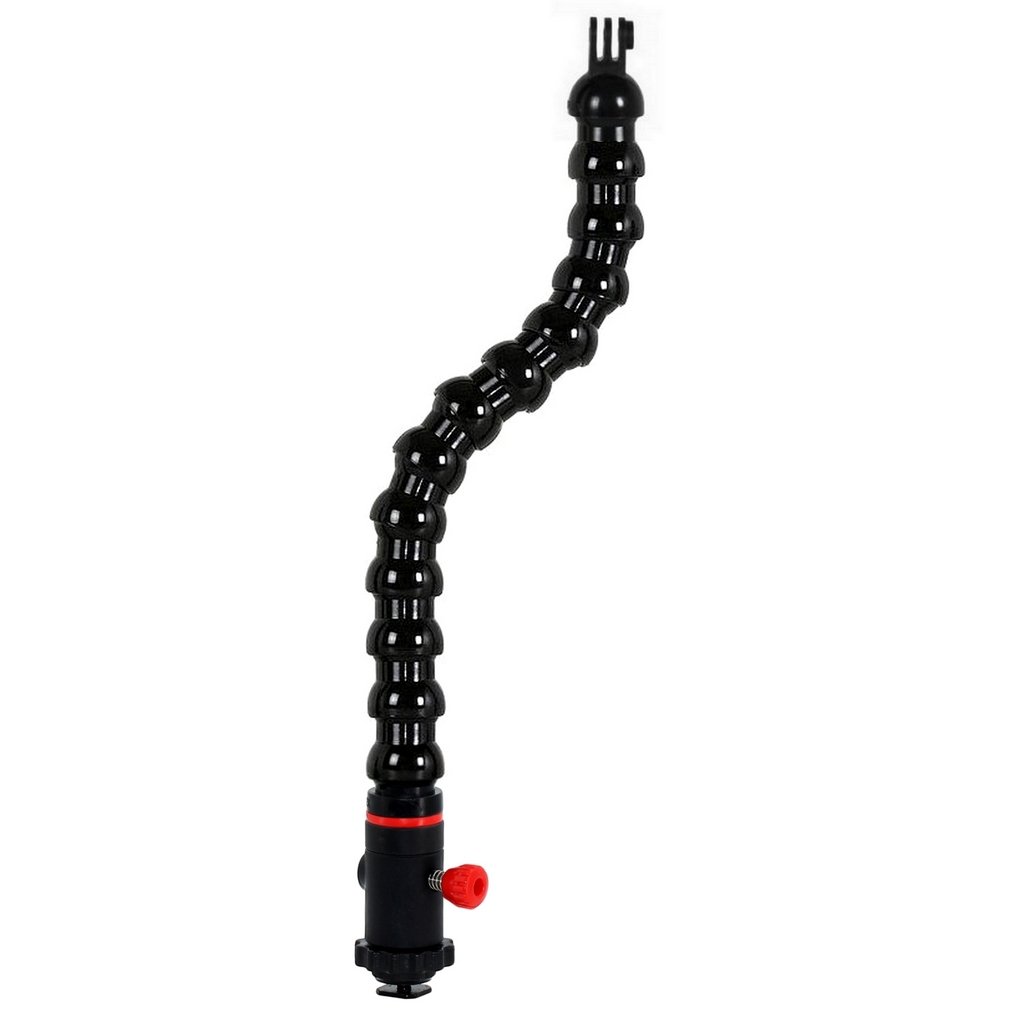 Adaptador para Zapata con Zafado Rápido Brazo Flexible Soporte Action Camera para GoPro Largo 42 cm