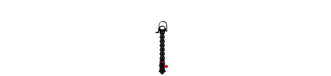 Cold Shoe with Quick Release and Flex Arm Universal Lights Adapter Leng 26 mm
