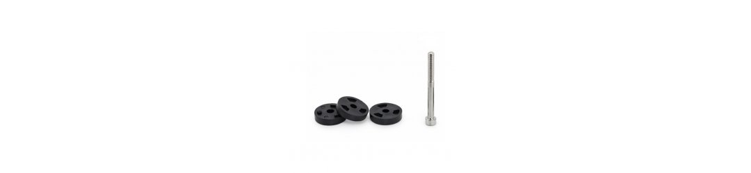 Jeu de 3 Rondelles Modulaires et Vis M6x80mm