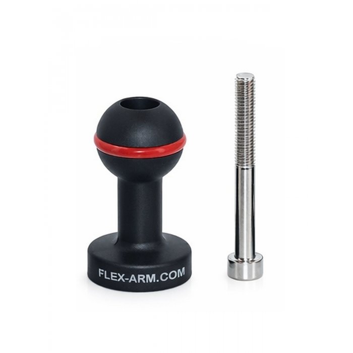 Kugelstück 25mm mit M6 Gewinde für Carbonarme Länge 50 mm