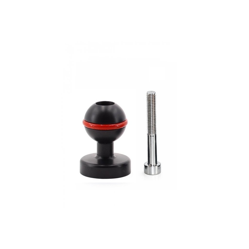 1-Inch Ball with M6 Thread for Carbon Fiber Arms L 40 mm Aluminum