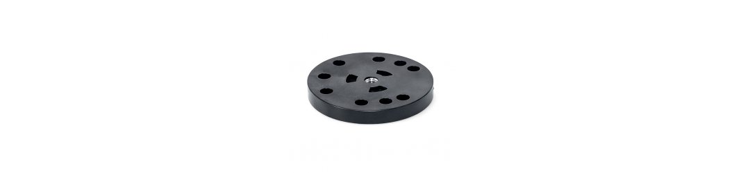Round Plate AMPS Ø 60 mm with 1/4-20 UNC Female Thread