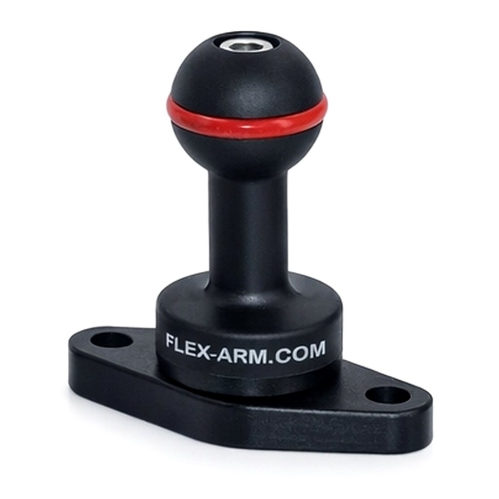 Piastra a Rombo AMPS con Sfera 25 mm Lunga