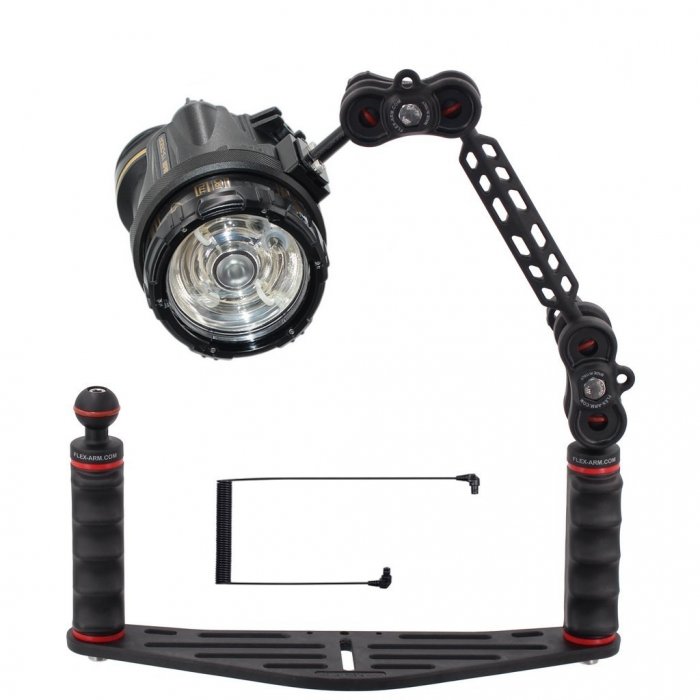 Pack Platine avec Flash Sea and Sea YS-D130R et Câble Fibre Optique