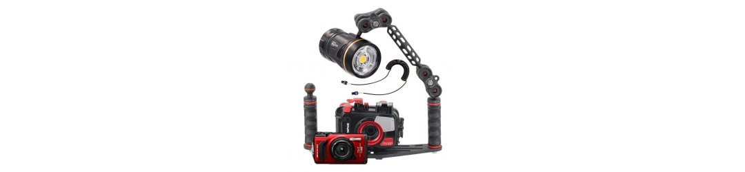 Olympus OM System TG-7 + Unterwassergehäuse PT-059 + Unterwasserblitz Weefine Ring Strobe WFS09 Pack Unterwasserfotografie