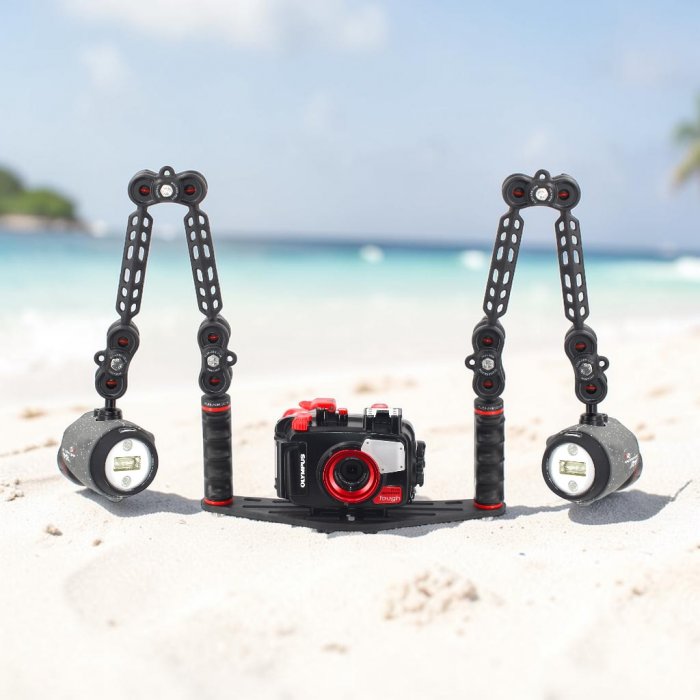 OM System TG-7 + Caisson Olympus PT-059 + Double Flash AOI Q1i Pack Photo Sous-Marine